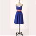 Anthropologie Dresses | Edm & Esyllte Graphical Dress In Cobalt Blue | Color: Blue | Size: 2