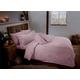 Littens Luxury Blush Pink Teddy Fleece Fur Soft Cosy Superking Bed Size Duvet Quilt Cover Set Including Pillowcases, Bedding, Linen, Thermal Warm Energy Efficient (260cm x 220cm)