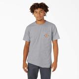 Dickies Men's Chest Logo Pocket T-Shirt - Heather Gray Size 2Xl (WS33P)