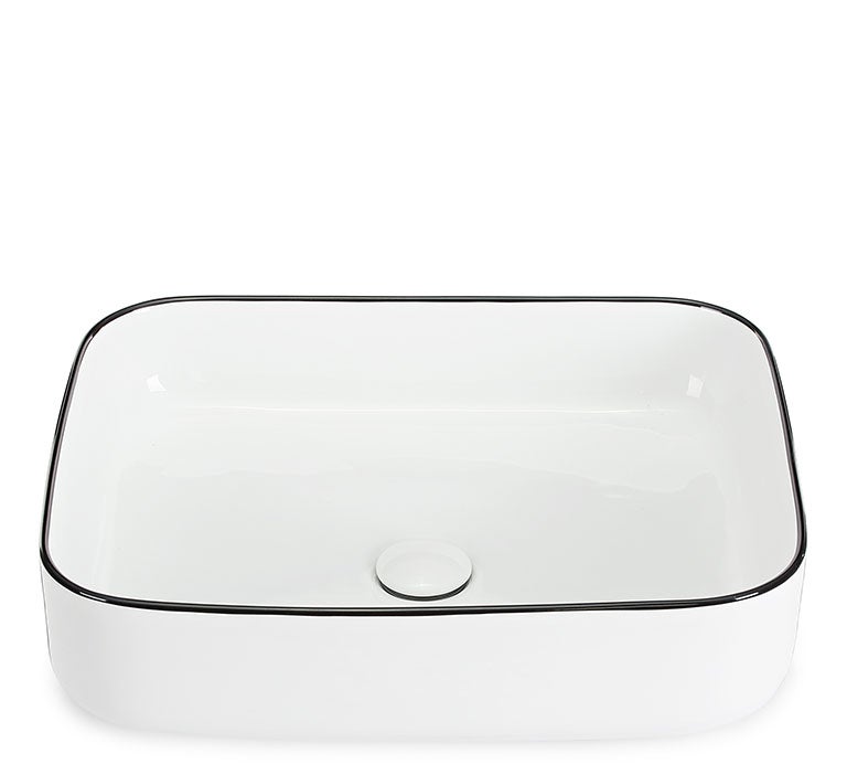 Aufsatzwaschbecken AMSTERDAM – Aufsatzwaschbecken in weißer Keramik, B51