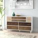 Mistana™ Bryce 8 Drawer Dresser Wood in Brown/White | 34.25 H x 56.8 W x 17.7 D in | Wayfair CFC550549C444109809142B5C5C7FBF2