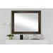 Birch Lane™ Alula Traditional Accent Mirror in White/Black | 36 H x 30 W x 0.75 D in | Wayfair 965634F80FD749AFBB6D1923EDCE6266