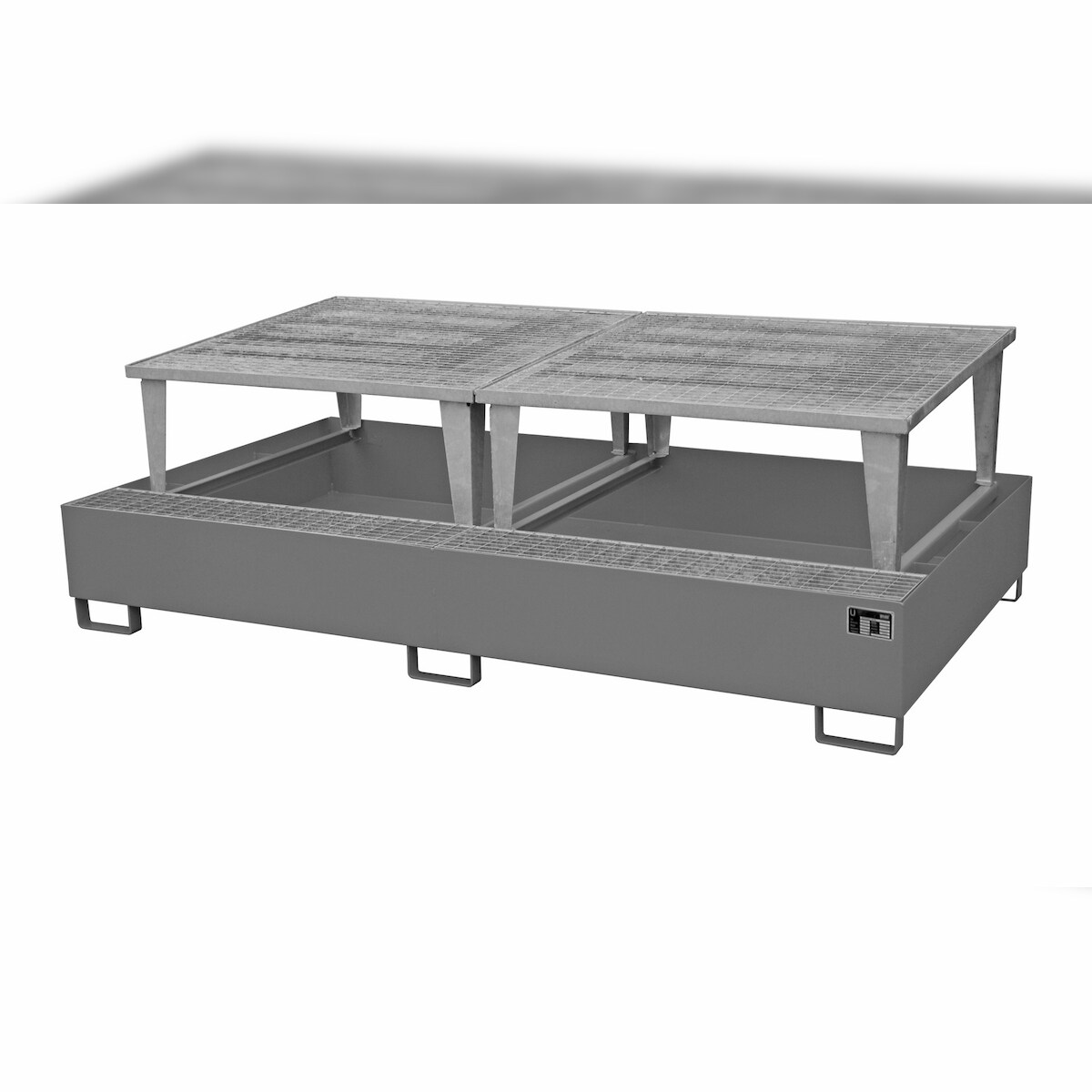 AuffangwanneA 1000 2 lackiert RAL7005 Mausgrau Umwelt Lagertechnik Image