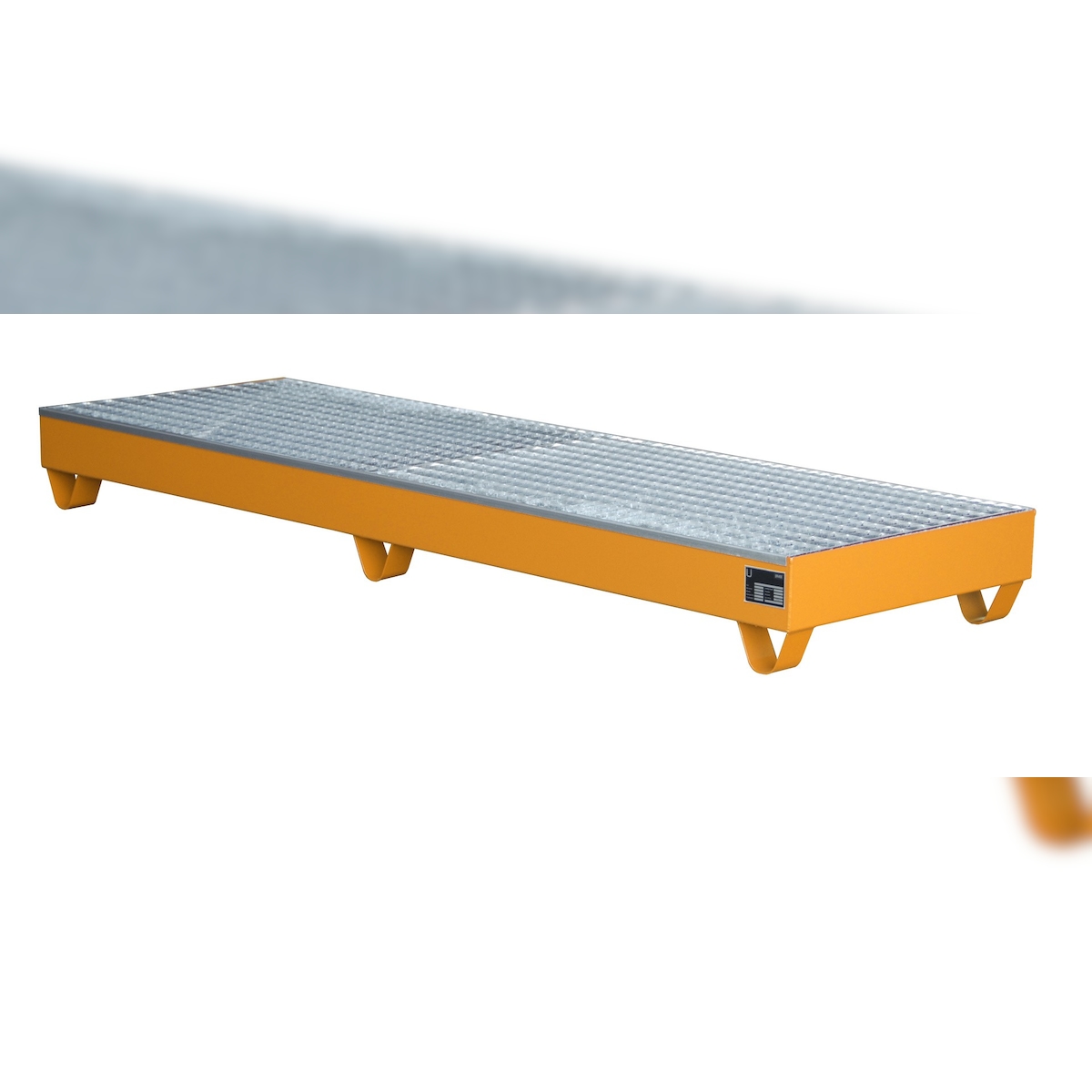 Bauer Auffangwanne Typ SERIE 2000 2042, lackiert, RAL 2000 Gelborange Image