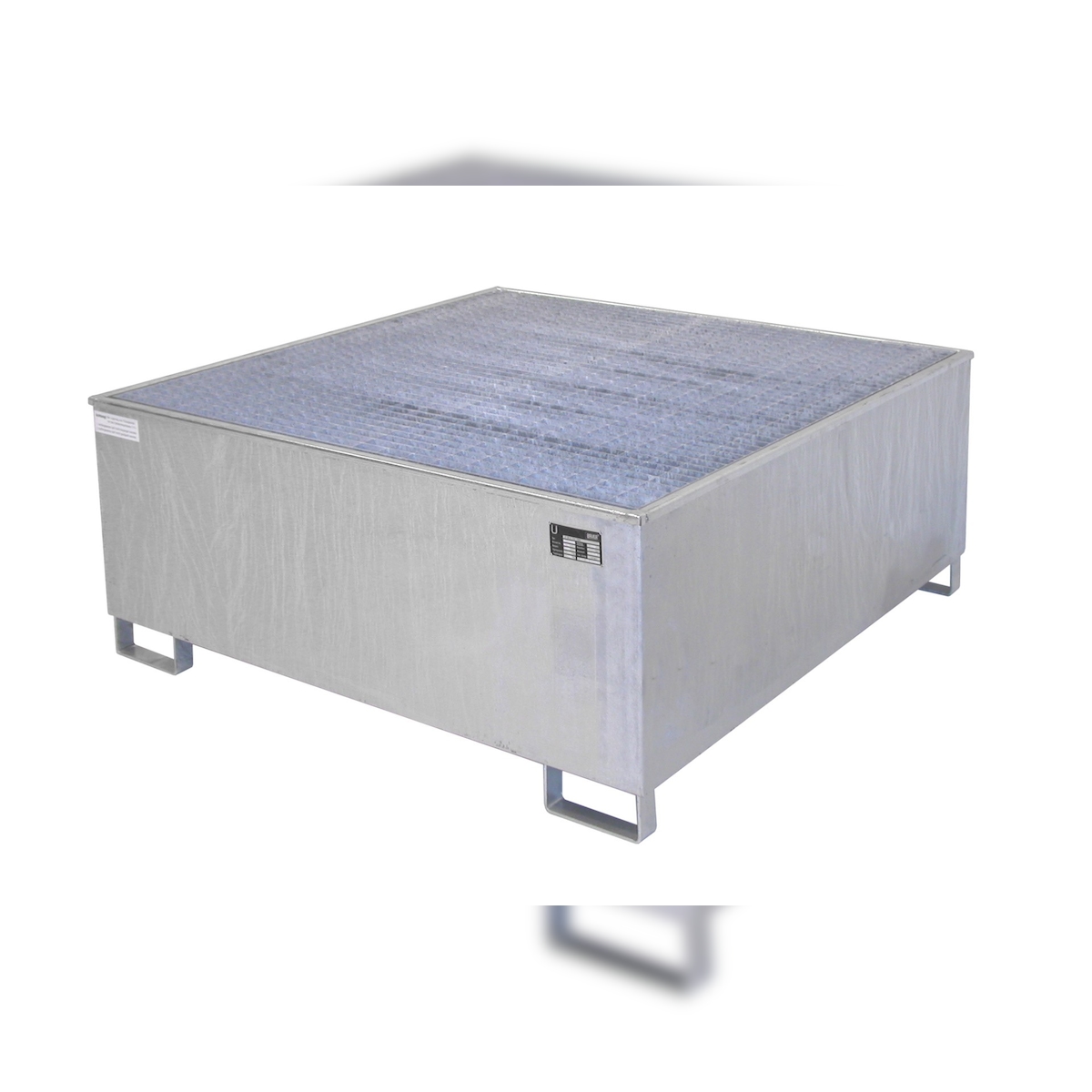 Auffangwanne 1000 PE feuerverzinkt Umwelt Lagertechnik Image