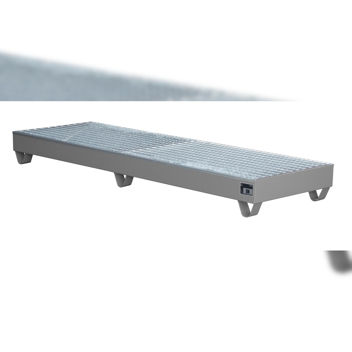 Auffangwanne 2042 lackiert RAL7005 Mausgrau Umwelt Lagertechnik Image