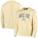 Men's Colosseum Gold Georgia Tech Yellow Jackets Arch & Logo Tackle Twill Pullover Sweatshirt