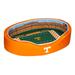 Orange/White Tennessee Volunteers 23'' x 19'' 7'' Small Stadium Oval Dog Bed