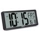 XREXS Large Digital Wall Clock, 14 Inch Large LCD Display Wall Digital Clock, Digital Alarm Clocks for Bedroom Home Decor, Calendar Clock with Time/Calendar/Temperature Display (Batteries Included)