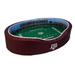 Maroon/White Texas A&M Aggies 38'' x 25'' 8'' Large Stadium Oval Dog Bed