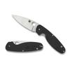 Spyderco Emphasis Folding Knife 3.61in Satin Plain Black C245GPS