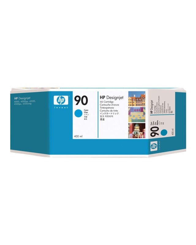 HP 90 Original Druckerpatrone 400ml Cyan Image