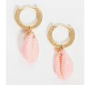 Madewell Jewelry | Newpink Shell Madewell Earrings | Color: Gold/Pink | Size: Os