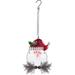 Sunset Vista Designs Co. Bouncy Hanging Figurine Ornament Metal in Red | 10 H x 6 W x 1.25 D in | Wayfair 15896