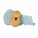 The Holiday Aisle® Plaid Dupion Ribbon Fabric in Gray/White | 360 H x 2.5 W x 0.2 D in | Wayfair 55258FE68A4548218339679F2415BD41