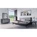 Wade Logan® Alexondra Contemporary 6 Drawer Double Dresser w/ Mirror Wood in Black/Brown/Gray | 30 H x 51 W x 21 D in | Wayfair