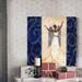 The Holiday Aisle® Angel II - Wrapped Canvas Painting Print Canvas, Solid Wood in Blue | 24 H x 24 W x 1 D in | Wayfair