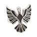 Eagle Fantasy,'Men's Hand Crafted Sterling Silver Eagle Ring'