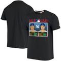 Men's Homage Gerrit Cole & Aaron Judge Heathered Charcoal New York Yankees MLB Jam Player Tri-Blend T-Shirt