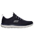 Skechers Men's Summits - Louvin Sneaker | Size 9.0 Wide | Navy | Textile/Synthetic | Machine Washable