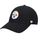 Youth '47 Black Pittsburgh Steelers Basic MVP Adjustable Hat