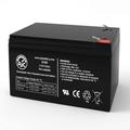 AJC Battery Compatible with Interstate ASLA1104 12V 12Ah Sealed Lead Acid Battery