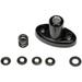 Dorman 924-531 Sun Visor Repair Kit for Specific Jeep Models Fits select: 1998-2002 JEEP WRANGLER / TJ