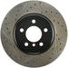 StopTech 2011-2013 BMW 535i / 2012-2016 BMW 640i Slotted & Drilled Front Right Brake Rotor