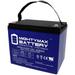 12V 75AH GEL Battery Replacement for Pride Mini Crosser 3 Wheel