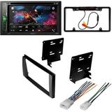 KIT4940 Bundle for 2003-2008 Toyota Corolla W/ Pioneer Double DIN Car Stereo with Bluetooth/Backup Camera/Installation Kit/in-Dash DVD/CD AM/FM 6.2 WVGA Touchscreen Digital Media Receiver