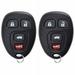 2 PACK KeylessOption Keyless Entry Remote Control Car Key Fob 15912859 OUC60270 For Impala Lucerne DTS Monte Carlo