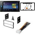 KIT2490 Bundle with Pioneer Multimedia DVD Car Stereo and Installation Kit - for 1999-2003 Ford F-150 / Bluetooth Touchscreen Backup Camera Double Din Mounting Dash Kit