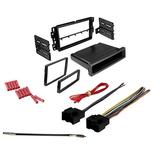 GSKIT803 Car Stereo Installation Kit for GMC 2008-2015 Savana Van- in Dash Mounting Kit Wire Harness Antenna Adapter for Double or Single Din Radio Receivers