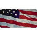 212 Main LPO1002 U.S. Flag Waving Photo License Plate Free Personalization on This Plate