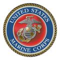 Round Magnet - United States Marine Corp - USMC Semper Fidelis Military - 5 Round