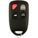 KeylessOption Keyless Entry Remote Control Car Key Fob Replacement KPU41701 for 01-05 Mazda Miata Millenia