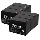 ML15-12 12V 15AH F2 Replacement Battery for RBC6 Childrens Toy Car - 6 Pack
