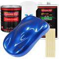 Restoration Shop - Daytona Blue Pearl Acrylic Lacquer Auto Paint - Complete Gallon Paint Kit with Medium Thinner