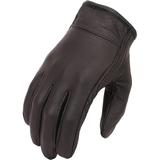 First Manufacturing FI132GEL-2X-BLK Mens Roadway Motorcycle Leather Gloves Black - 2X