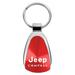 Jeep Compass Keychain & Keyring - Red Teardrop