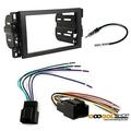 gmc 2007 - 2014 yukon xl (2012-2014 w/o factory nav) car stereo dash install mounting kit wire harness radio antenna