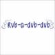 Rub-a-Dub-Dub Vinyl Decal - Large - Royal Blue