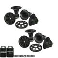 Kicker 6.75 Inch KM-Series Marine Component System 41KMS674C bundle