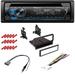 KIT2616 Bundle with Pioneer Bluetooth Car Stereo and complete Installation Kit for 2009-2015 Nissan Cube Single Din Radio CD/AM/FM Radio in-Dash Mounting Kit