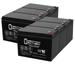 12V 7Ah Compatible Battery for UPS APC APC3RA [Camera] - 6 Pack