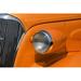 Posterazzi Orange Painted Vintage Cars Headlight & Front Grill - Port Colborne - Ontario - Canada Poster Print - 40 x 26 - Large