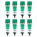 Signal Indicator Dash Light DC 24V Neon Bulbs XD10-3 Green 10mm Panel Mount 8Pcs