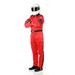 RaceQuip 120013RQP 120 Series 1-Pc Driving Suit SFI 3.2A/5 Red/Black Medium