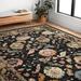 Black 102 x 0.5 in Area Rug - Birch Lane™ Elmsford Oriental Handmade Looped/Hooked Wool Area Rug Wool | 102 W x 0.5 D in | Wayfair