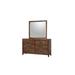 Wren 6-Drawer Dresser and Mirror Set in Chestnut - Picket House Furnishings WN100DRMR